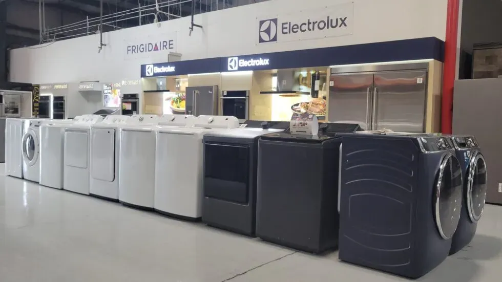 Small business appliance showroom